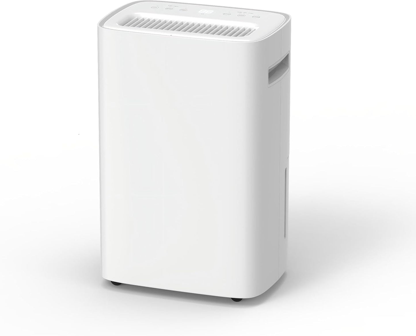 Elektrische luchtontvochtiger, 9 l/T, stille luchtontvochtiger, kamerontvochtiger met 24-uurs timer, kinderbeveiliging, overloopbeveiliging, automatische herstart, 60 m³ (25 m²), voor slaapkamer