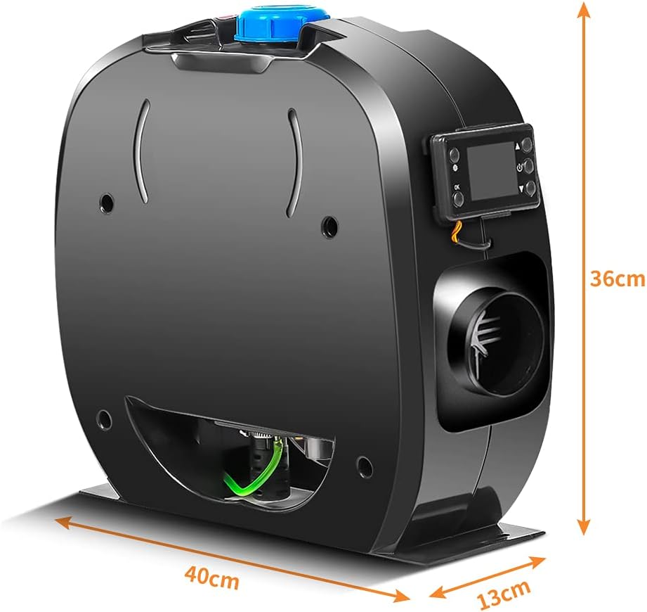 Standkachel – Parkeerluchtverwarmer – Dieselverwarmer – Luchtverwarmer – Auto Verwarmer – 12V 5KW Vermogen – Aluminium Verbrandingskamer