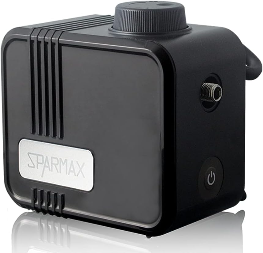 SPARMAX Beetle Compressor, zwart, 12,4 x 10 x 11,4 cm