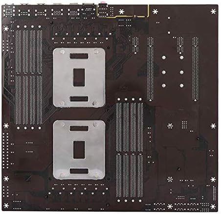 X99 Dual Socket Desktop Moederbord, DDR4 PCI-E SATA3.0 RJ45 NVME M.2 I/O PS/2 E5CPU ATX Gaming Moederbord met Ijzeren Plaat en PIN Kabel