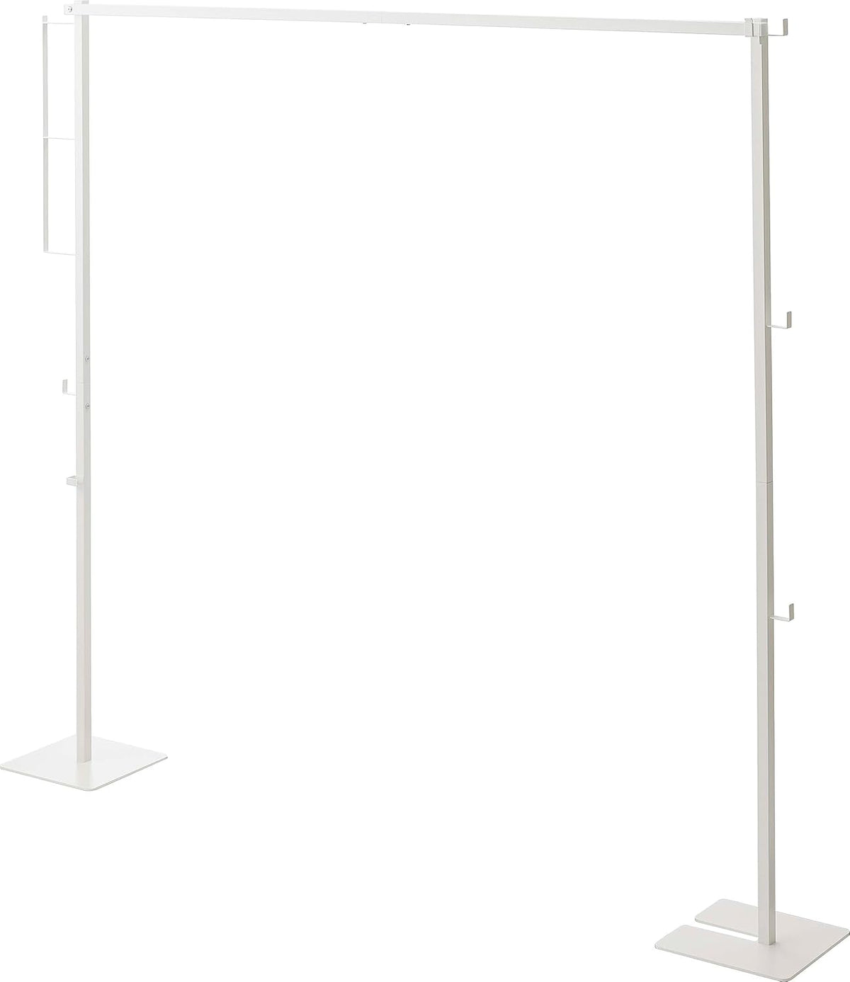 Yamazaki 6619 TOWER Foldable Indoor Drying Rack, white, Steel/Polypropylene, 175 x 25 x 160 cm