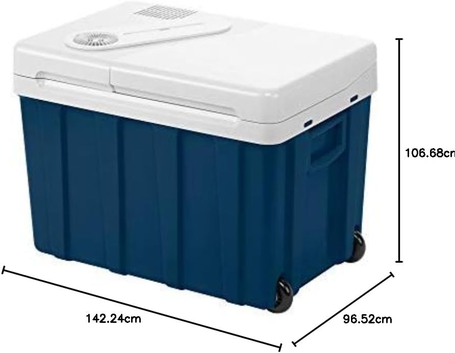 MOBICOOL MQ40W AC/DC 39 liter thermo-elektrische koelbox, metallic blauw - 12/230 V