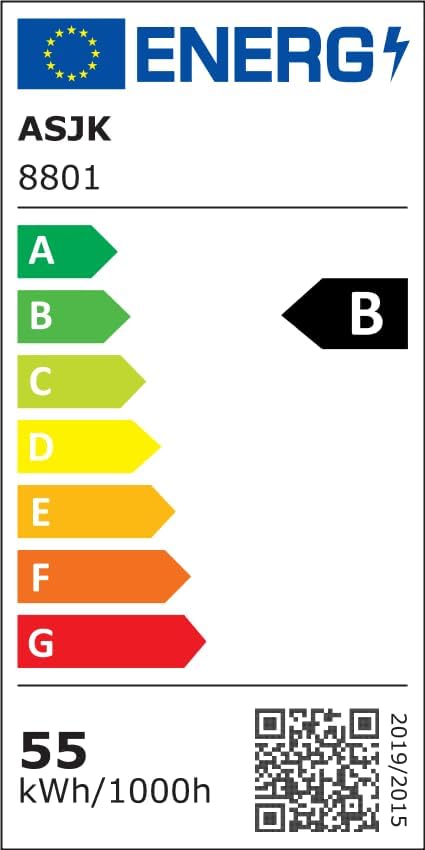 ASJK Stille Plafondventilator 72W 7200 lm met Verlichting, Plafondventilator Plafondlamp met Afstandsbediening 6 Windsnelheden, 3 Kleurtemperaturen, 6 Omkeerbare Snelheden. Wit