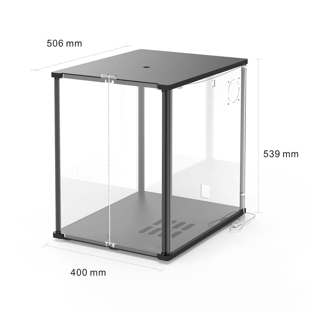 3D-printerbehuizing – Printerkast – Afdekbox – 3D Printer Case – Beschermkap – Geurbestrijding – Luchtreinigende Ventilatie – Oververhittingsbeveiliging