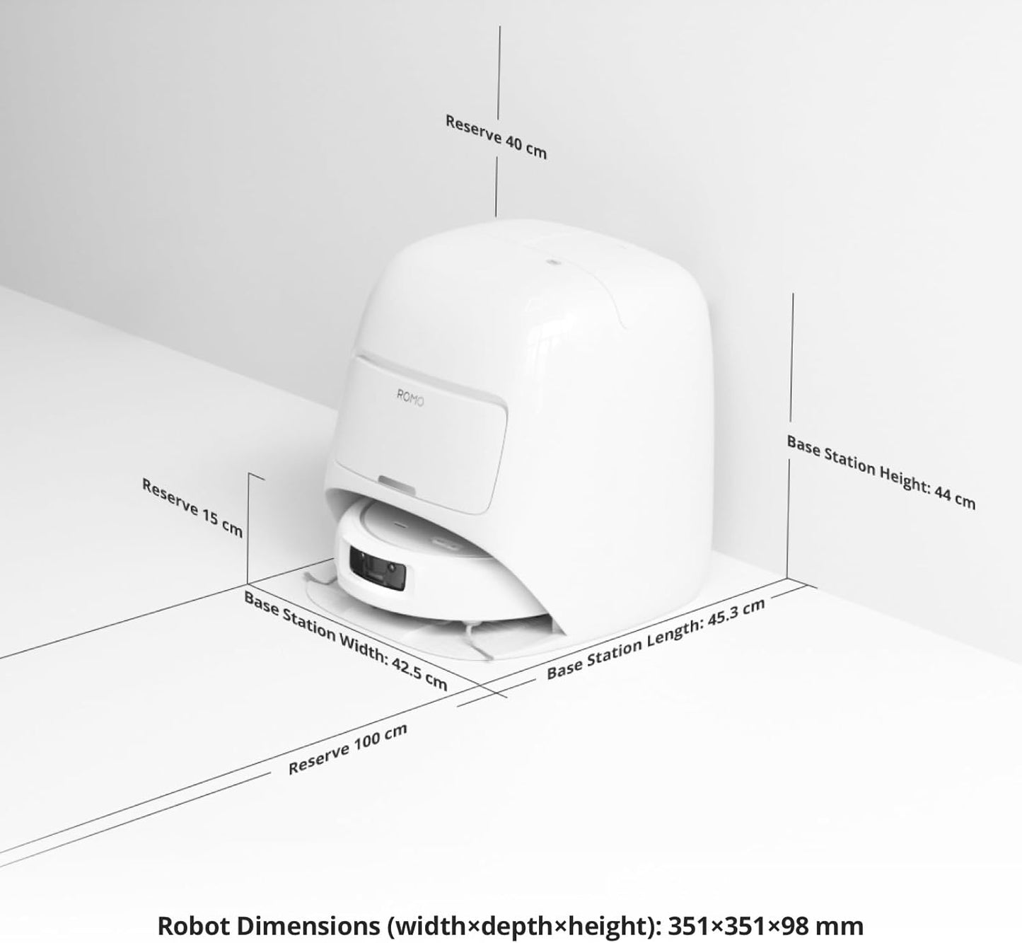 Robotstofzuiger – Robotstofzuiger met Mop – Slimme Stofzuiger – Automatische Zuiger – Draadloze Zuigrobot – 25.000 Pa Zuigkracht – Zelfreinigend Basisstation met 200 Dagen Onderhoudsvrij Gebruik