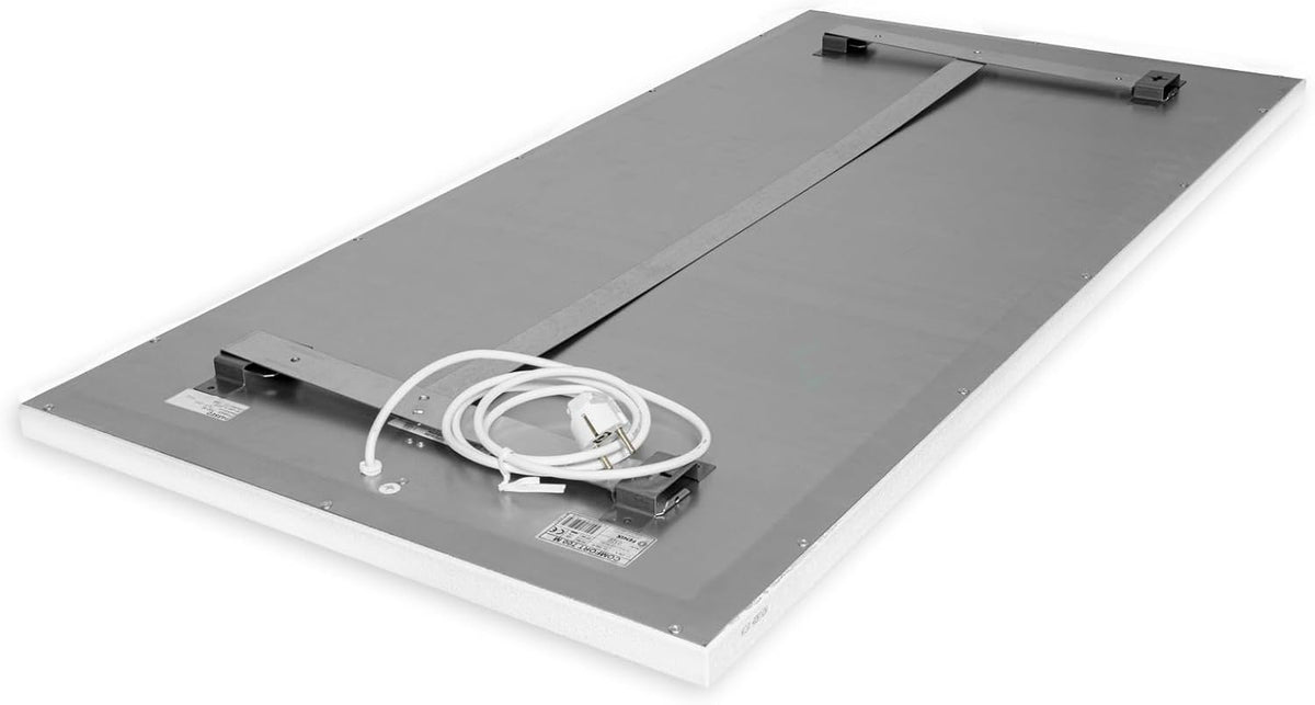Elektrische Verwarming – Infrarood Paneel – Badkamer Verwarming – Extra Verwarming – Wand- en Plafondverwarming – 700 Watt – 120 x 60 cm – IP44 Waterbestendig – Energiezuinig