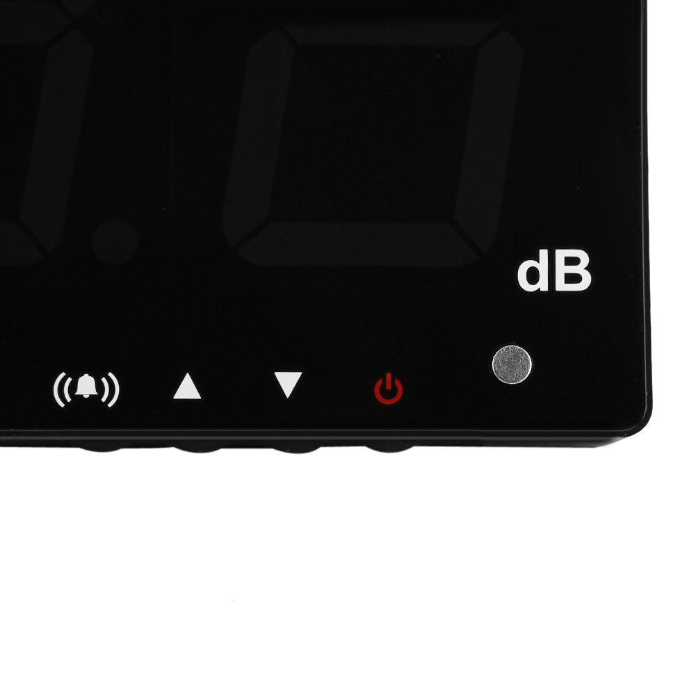 Geluidsniveaumeter, Digitale 9,6 Inch Wandgemonteerde Decibelmeter met Hoge Nauwkeurigheid 30~130dB Geluidstester