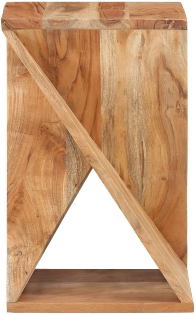 vidaXL Side table 35x35x55 cm solid acacia wood