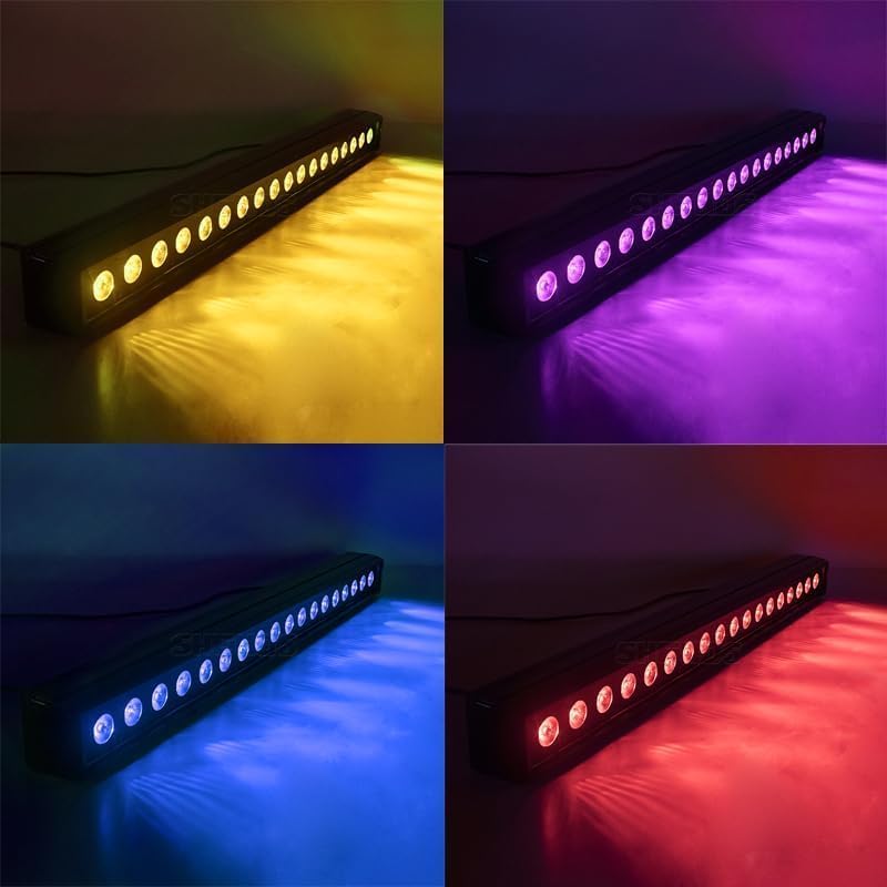 SHEHDS 18x18 W RGBWA+Paars Podium Wassen Licht Bar/Strip LED 6IN1 Verlichting Muur Wasmachine Licht Bar/Strip Strobe Effect DMX512 Controle DJ Lichten