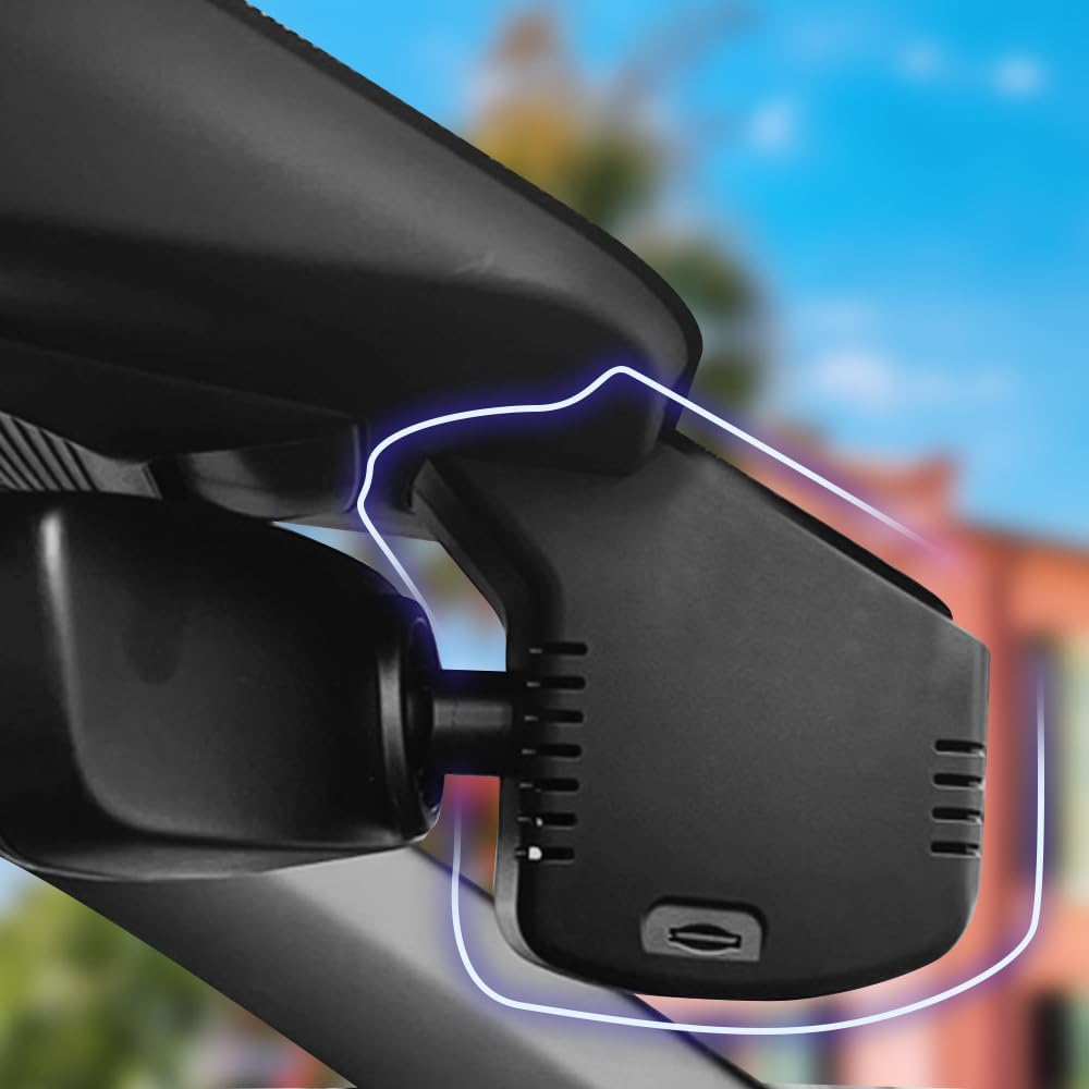 Fitcamx Dashcam 4K Geschikt voor Volkswagen Tiguan MK3 2024 2025 2026 (HD2-6766), OEM Auto Camera, 2160P UHD Video Wifi, Parkeermonitor, G-Sensor, Loop Opname, WDR Dash Cam Car, Plug&Play, 64GB Kaart