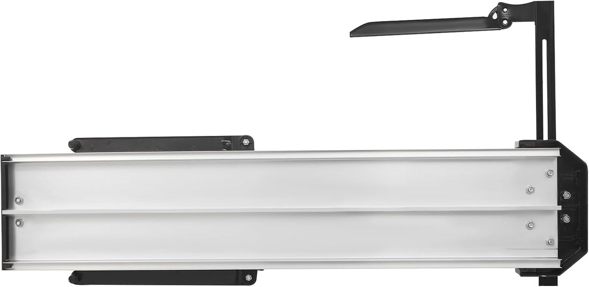 OUKANING Manual Tile Cutter with Non-Slip for Precise Cuts up to 15 mm Thickness, Ball Bearing Sliding Head for Quick Grooves and Straight Cuts, for Ceramic, Porcelain (Blue, 80 cm) - QUORE