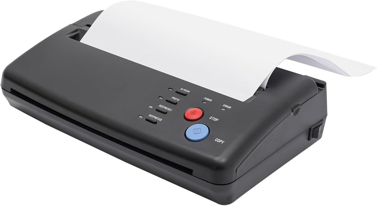Thermische Transferprinter – Tattoo Printer – Stencil Maker – Transfermachine – DIY Printer – Hoge Resolutie 21 cm Scanbreedte – Duurzaam ABS Nylon Lood