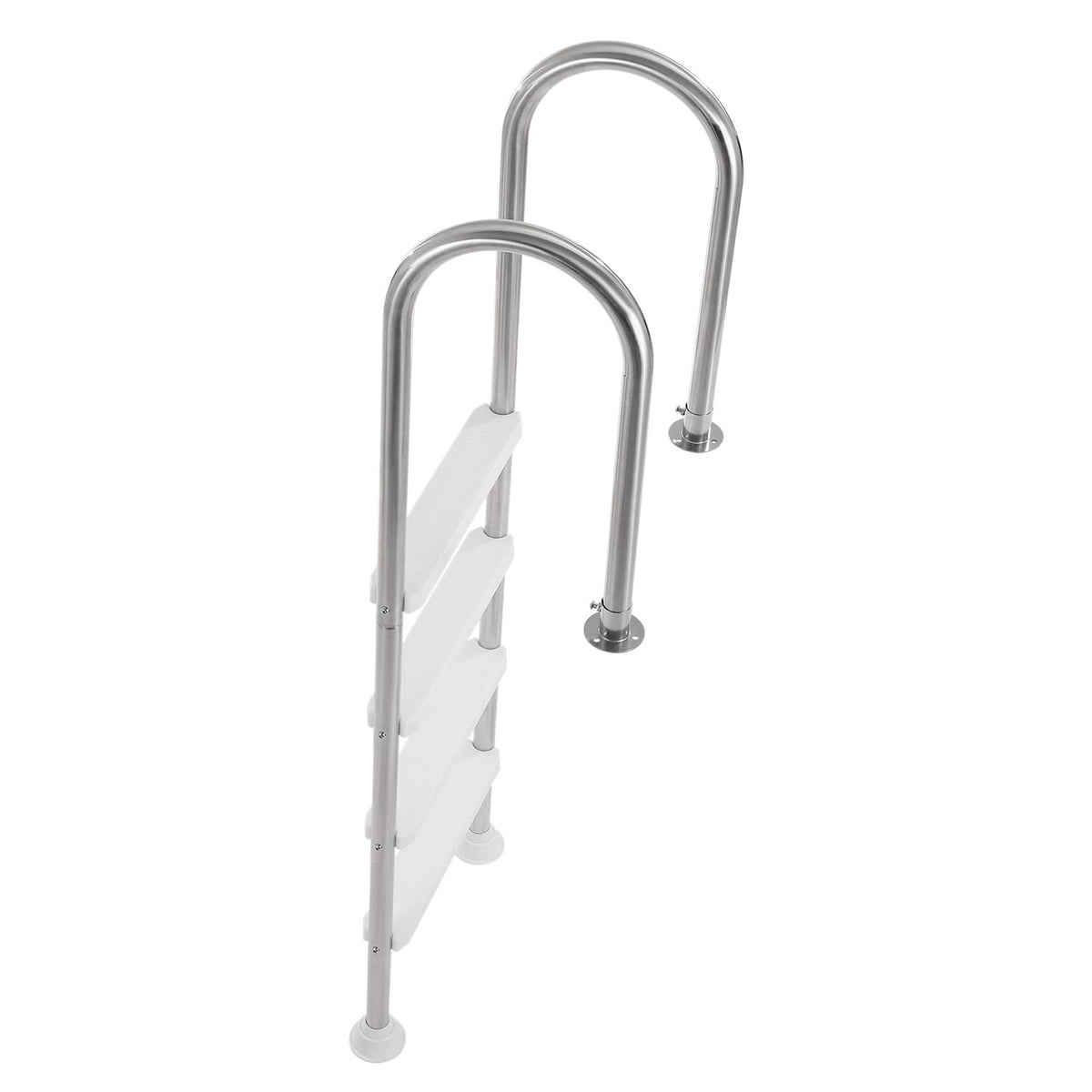 <font dir="auto" style="vertical-align: inherit;"><font dir="auto" style="vertical-align: inherit;"> VEVOR Swimming Pool Ladder, 4-Step Double Handrails, Steps with Non-Slip Heavy-Duty Treads, Stainless Steel, 120kg Load Capacity, for 54 in-ground