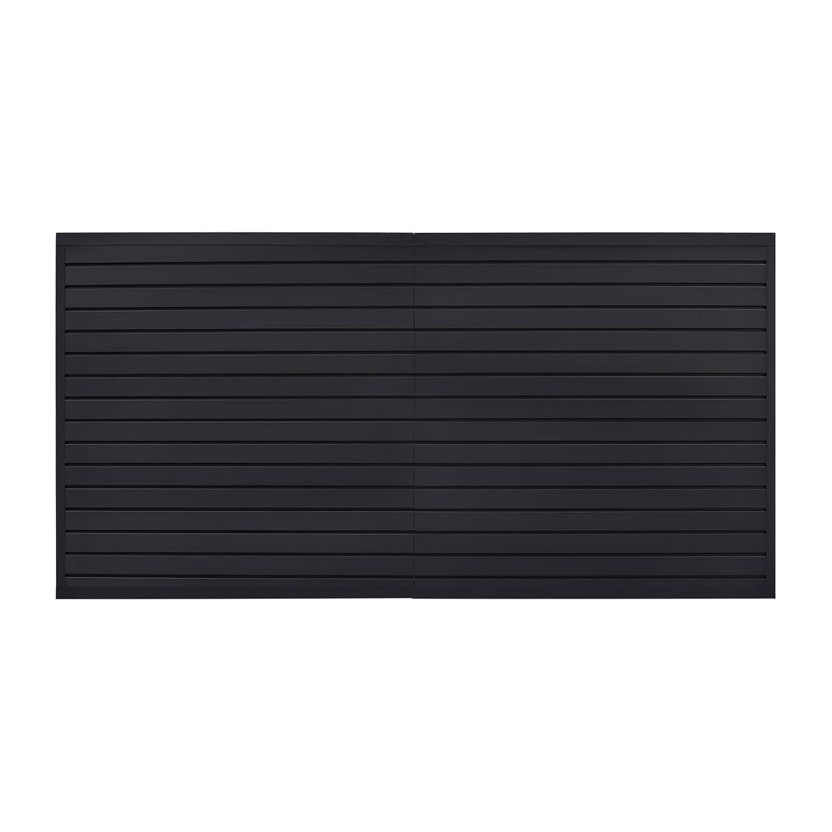 VEVOR Gereedschapswand, 1225 x 2450 x 20 mm, pvc-garagelamellenwand, zwarte wandorganizer, 136 kg per plaat, lamellenwandpaneel met koppelingsstructuur en doe-het-zelfgesneden, geschikt voor opslag en