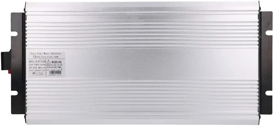 EXTRALINK OPIM - 1500 W Spanningsomvormer 12 V 230 V Zuivere Sinus Stroomomvormer Voor Auto, Camper en Voertuigen