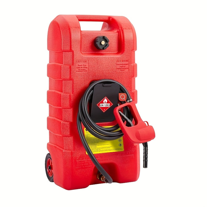 Brandstoftank – Brandstofcontainer – Dieseltank – Mobiele Tank – 56,78 Liter – Duurzaam Polyethyleen Met Wielen