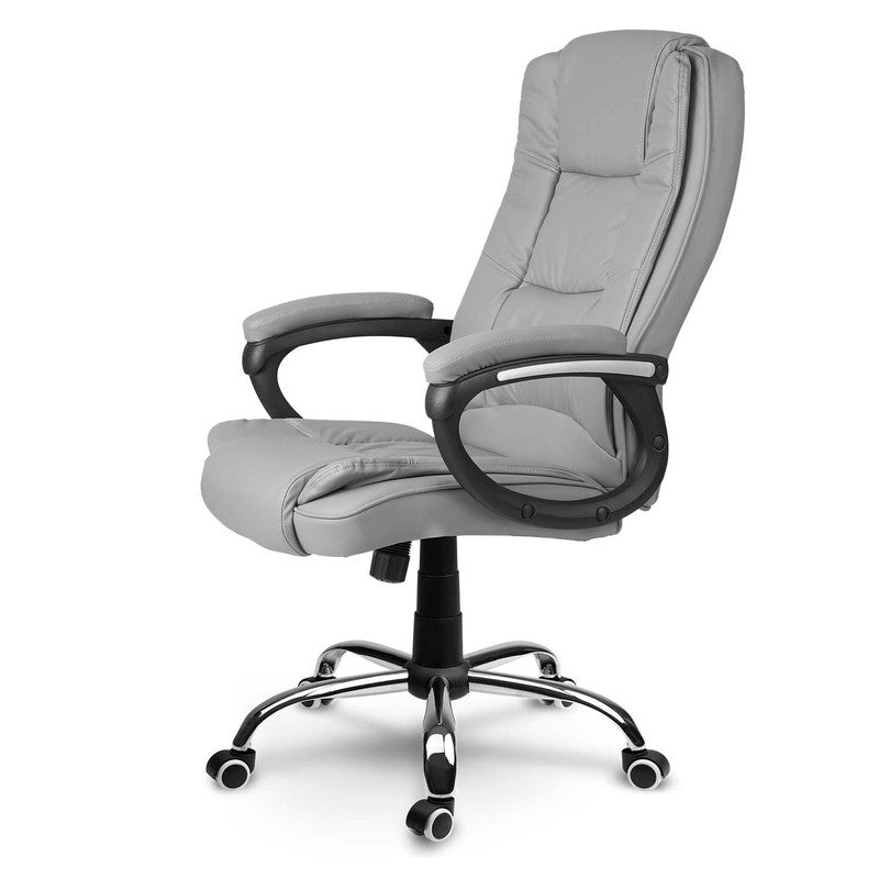 Bureaustoel – Bureaustoel Ergonomisch – Werkstoel – Computerstoel – Bureaustoel Verstelbaar – Extra Zachte Dubbele Vulling – Hoog Hoofdsteun