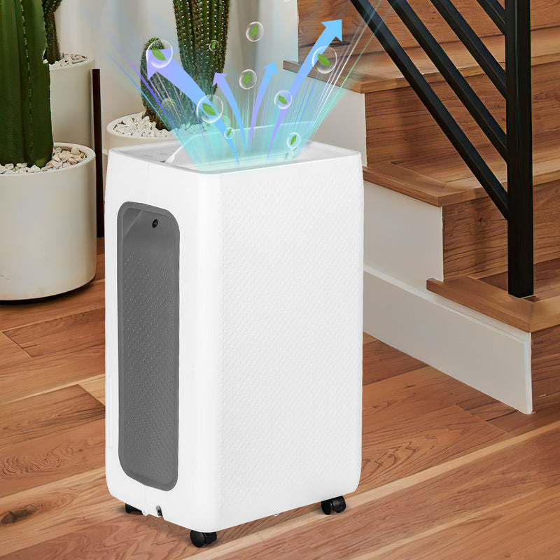 Ontvochtiger – Luchtontvochtiger – Vochtverdelger – Droger – Anti Vochtapparaat – 16 Liter Capaciteit – Compact Vierkant Design – Netstroom 220-240V