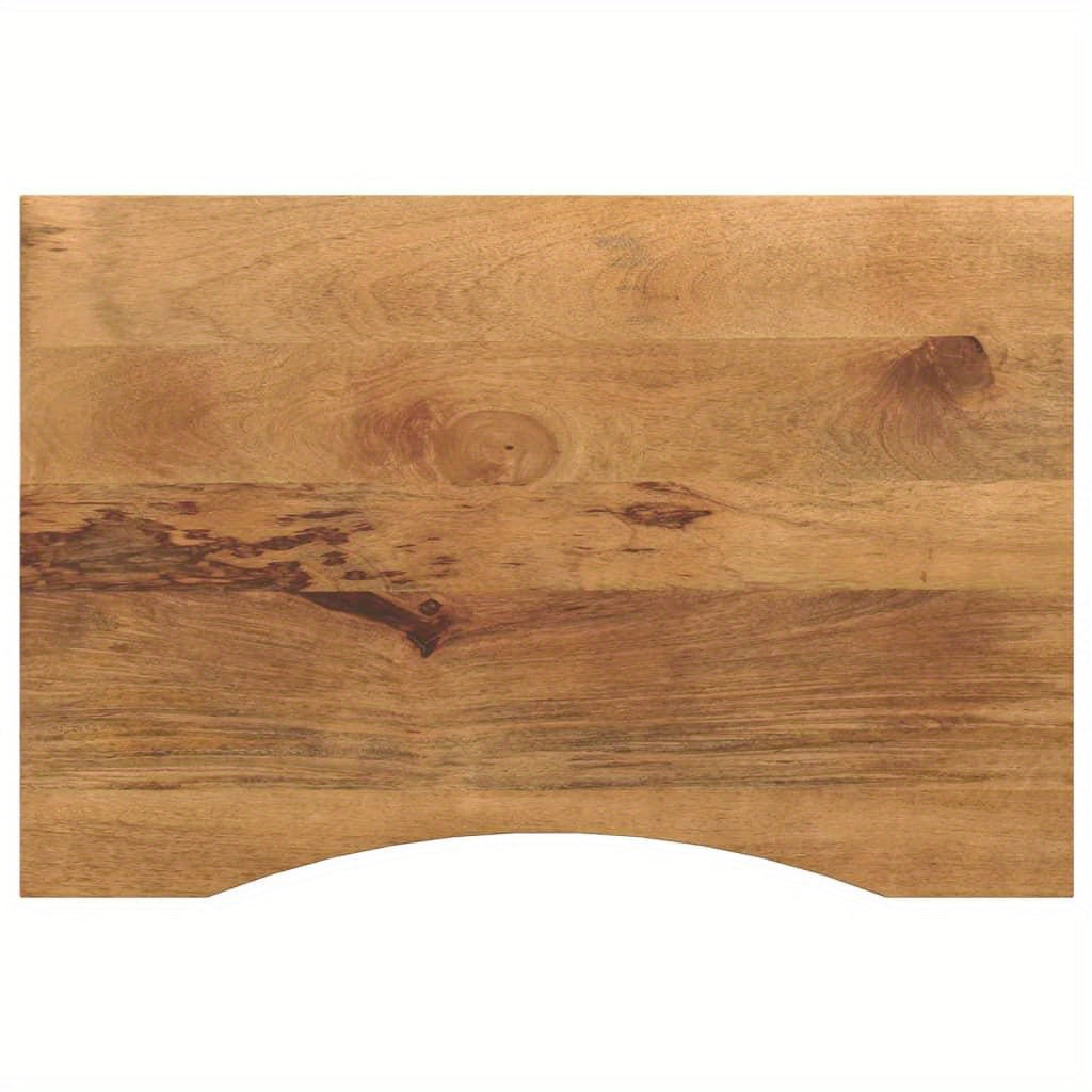 Mango Houten Bureaublad – Tafelblad – Werkblad – Plank – Blad – Massief Mango Hout – 100x50x2,5 cm – Met Groef – Geschikt Voor Badkamerorganisatie