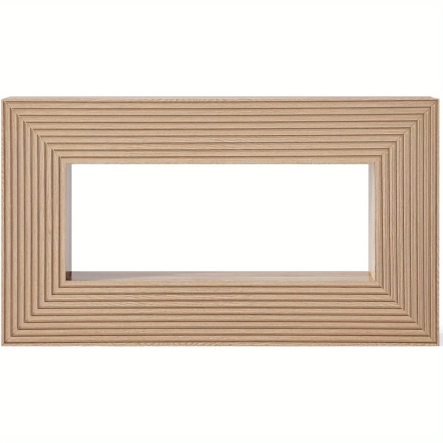 Rustieke Sidetable – Smalle Haltafel – Landelijke Tafel – Opbergtafel – Bijzettafel – Massief Houten Constructie – Ruimtebesparend Ontwerp – 2 Opbergvakken – Eenvoudige Montage