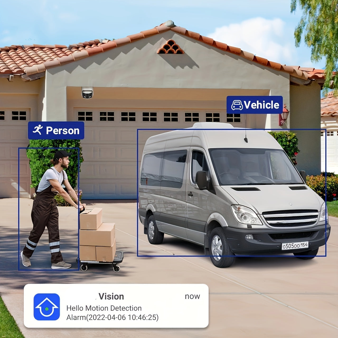 Bewakingscamera – Beveiligingscamera – Surveillance Camera – CCTV Camera – 6MP PoE Camera – Dubbele Lens met 180° Kijkhoek – Kleurennachtzicht en 2-weg Audio
