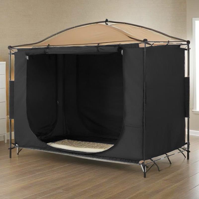 Bedtent – Klamboe – Muskietennet – Slaaptent – Bedhemel – Ademend Verduisterend Materiaal – Ruim Ontwerp Met Grondmat