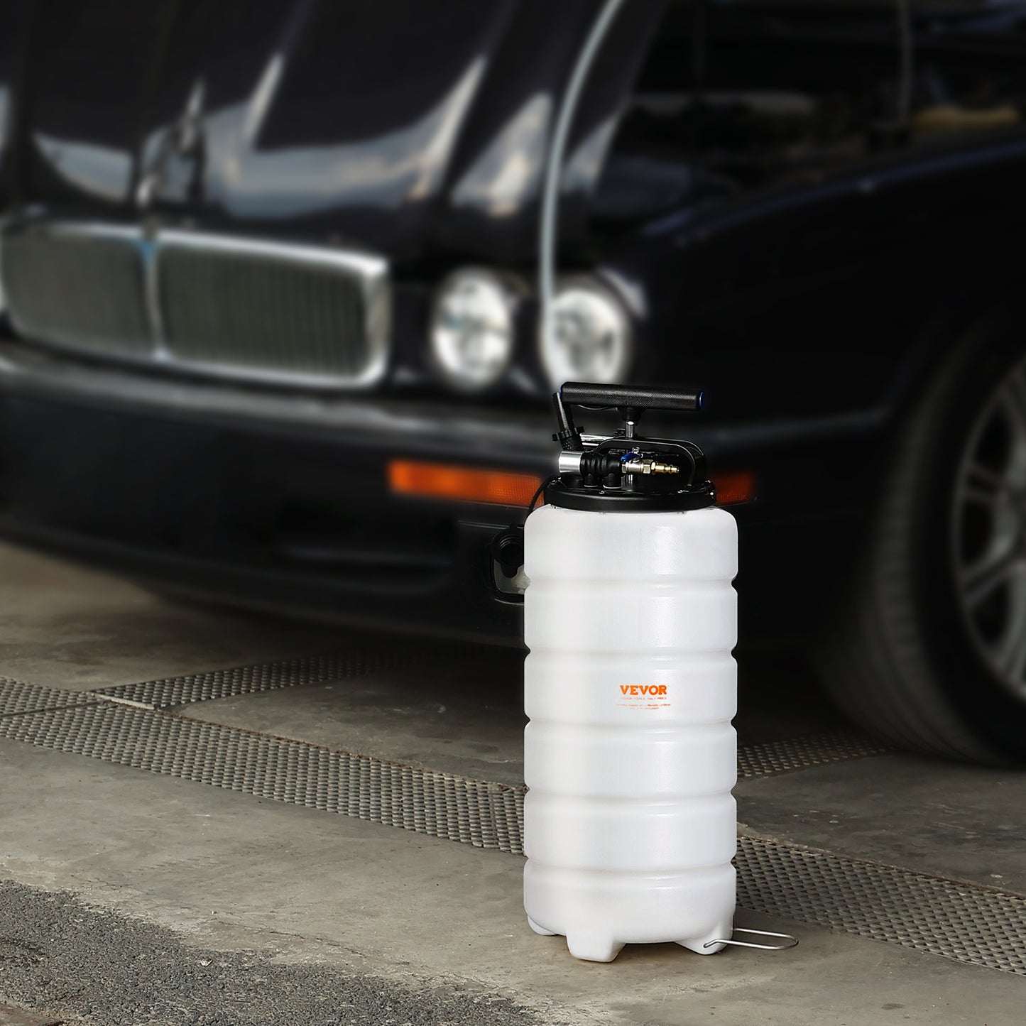 Olieafzuiger – Olie-extractor – Vloeistofafzuiger – Oliepomp – Oliewisselpomp – 15 Liter Tank – Pneumatisch en Handmatig