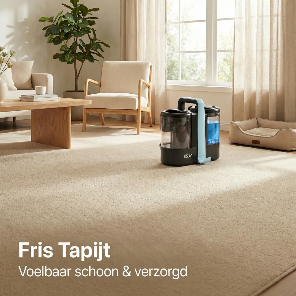 Tapijtreiniger – Tapijtreinigerapparaat – Vloerreiniger – Schoonmaakmachine – Bekledingsreiniger – Krachtige Dieptereiniging – Compact Lichtgewicht Design