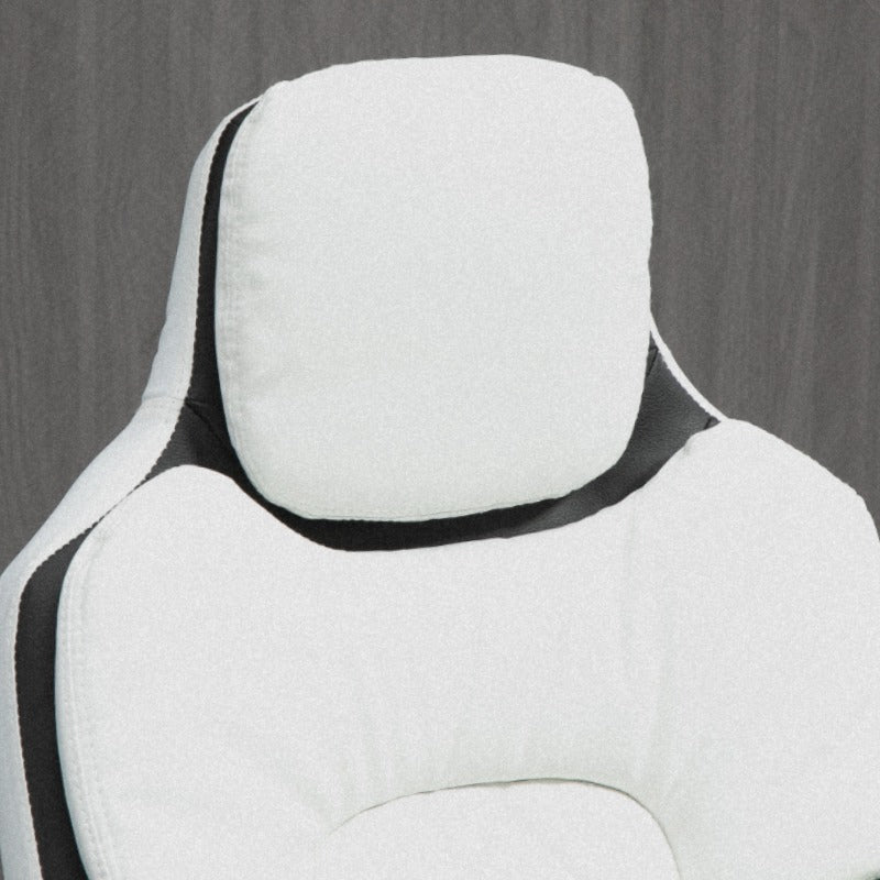Ergonomische Bureaustoel – Bureaustoel – Werkstoel – Kantinestoel – Computerstoel – Witte Kleur – Verstelbare Hoogte – 360° Draaibaar Met Opvouwbare Armleuningen