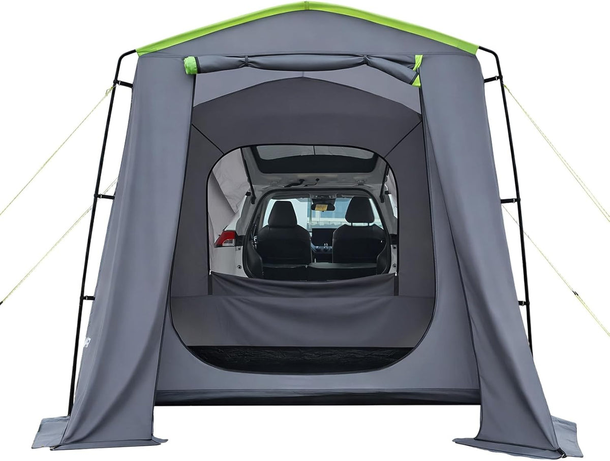 VEVOR Grote 3 Seizoen SUV Tent voor 5-8 Personen, Truck Bed Tent, Groen, Aluminium Polen, Waterdichte PU2000mm, Auto Camping, Wandelen
