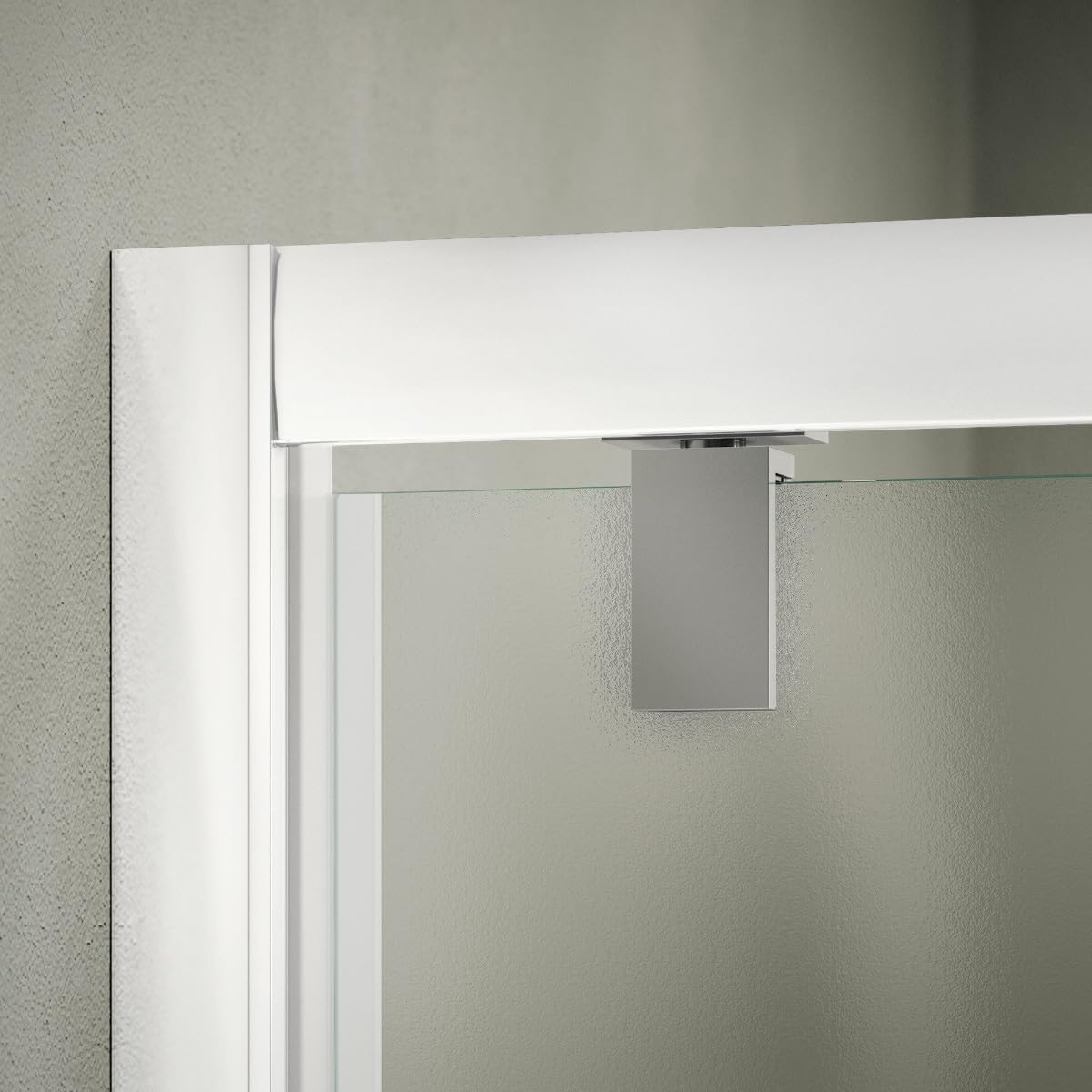Douchecabine – Douchecabine Voor Nis – Vleugeldeur Douche – Douchebak – Badcabine – Verstelbare Breedte 78-81 Cm – Magnetische Sluiting