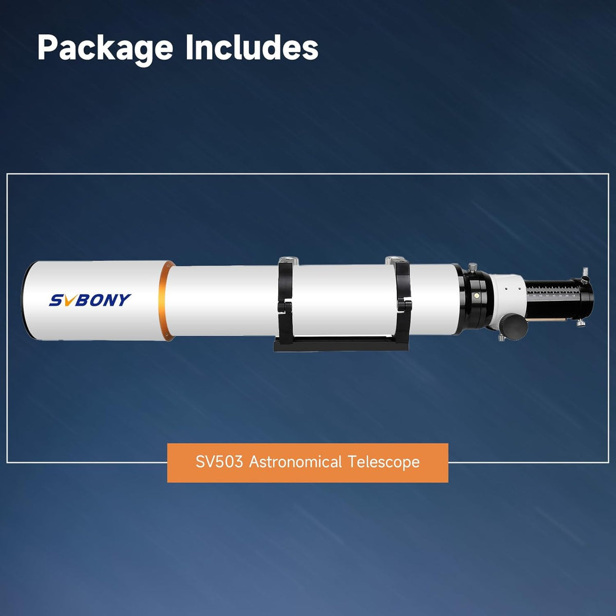 Svbony SV503 102F7 Telescoop Refractor, ED Lens Achromatische OTA Extra Lage Spreiding, RAP Focuser met Dubbele Snelheid, Telescoop voor Deepsky Astrofotografie en Visueel