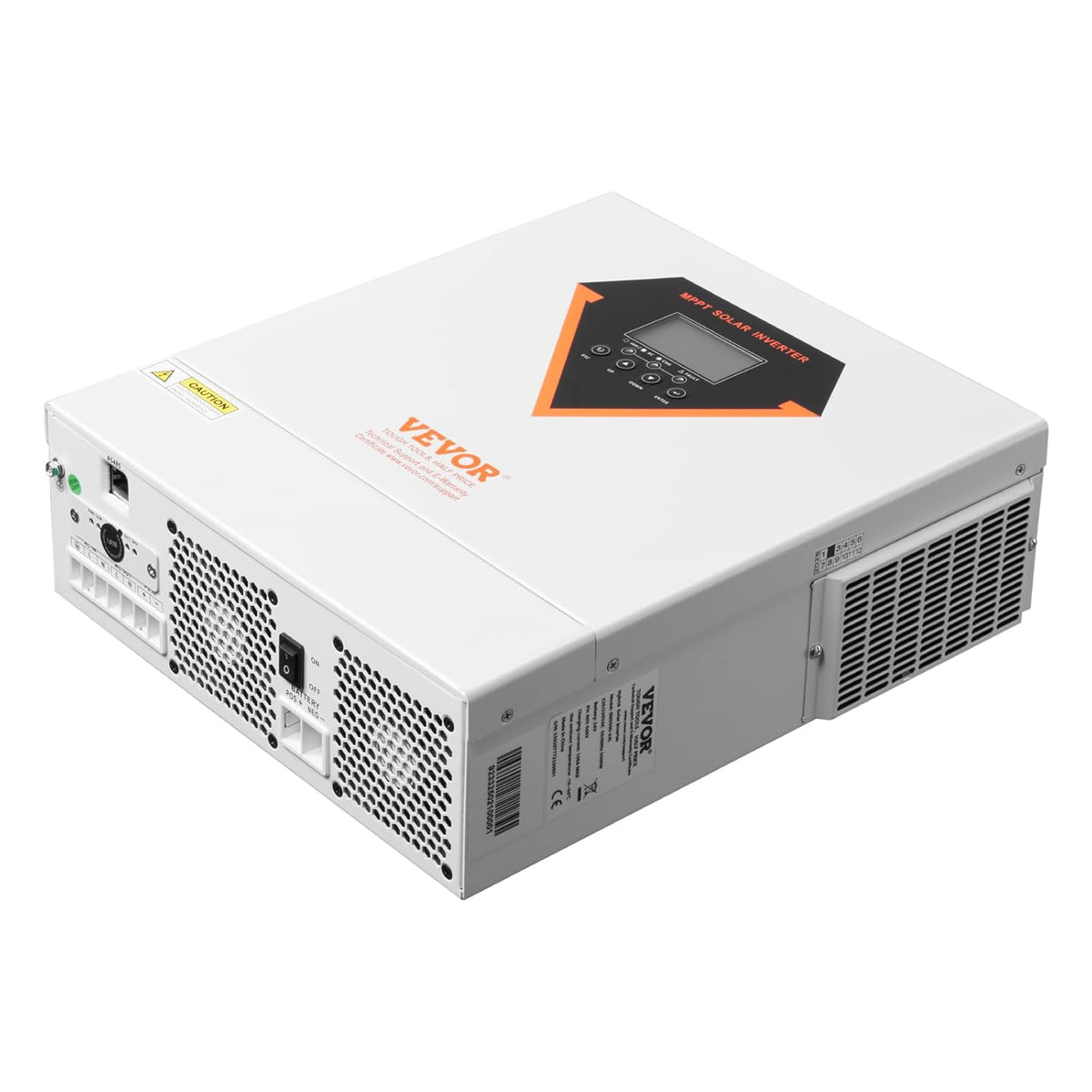 Hybride omvormer op zonne-energie – Zonne-omvormer – Omvormer-lader – All-in-One Omvormer – Off-Grid Omvormer – 3500 W Zuivere Sinus – Geïntegreerde 100 A MPPT-Zonnelader