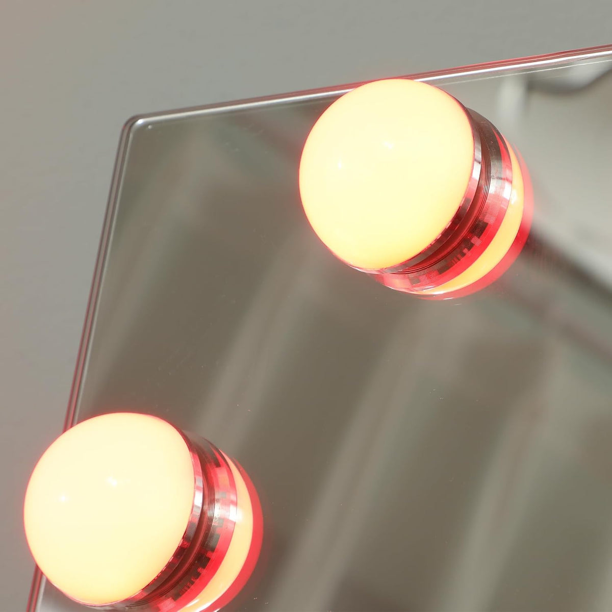XL Spiegel – Staande Spiegel – Randloze Spiegel – Volledige Lengte Spiegel – Hollywood Spiegel – RGB LED Verlichting – Gehard Glas 150x40 cm
