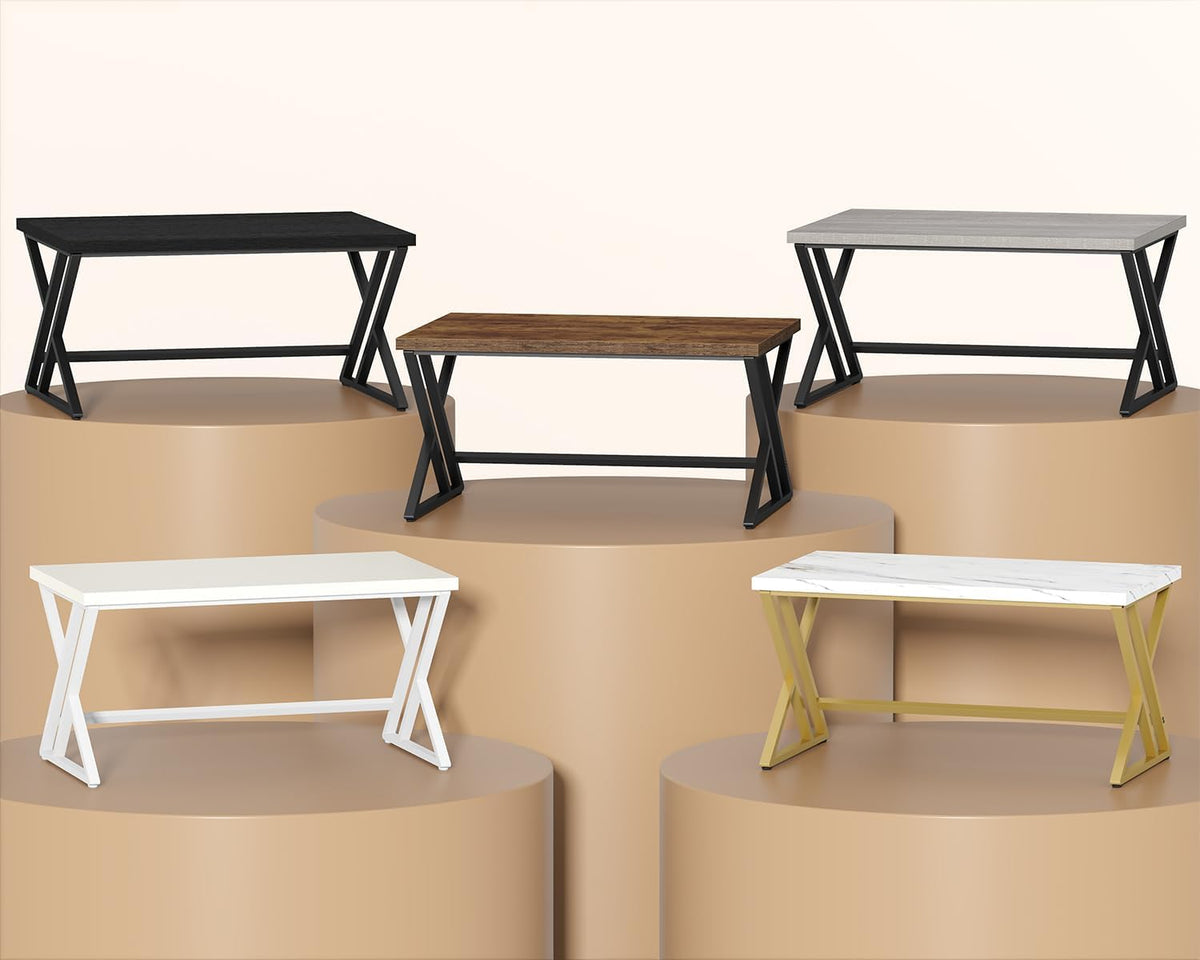 LVB Rustiek computerbureau, metalen houten bureau voor thuiskantoor, industrieel eenvoudig studiebureau voor schrijfwerk, houten student gaming computer pc-tafel met opbergruimte voor slaapkamer, 140