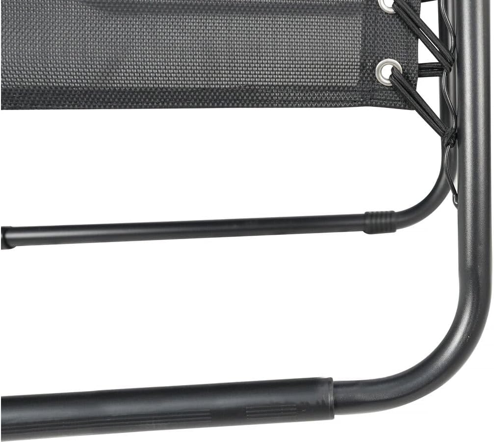 Tuinstoel Set 2 – Relaxstoel – Loungestoel – Tuinstoel – Verstelbare Tuinstoel – Zero Gravity Comfort – Stevig Stalen Frame – Opvouwbaar & Weerbestendig