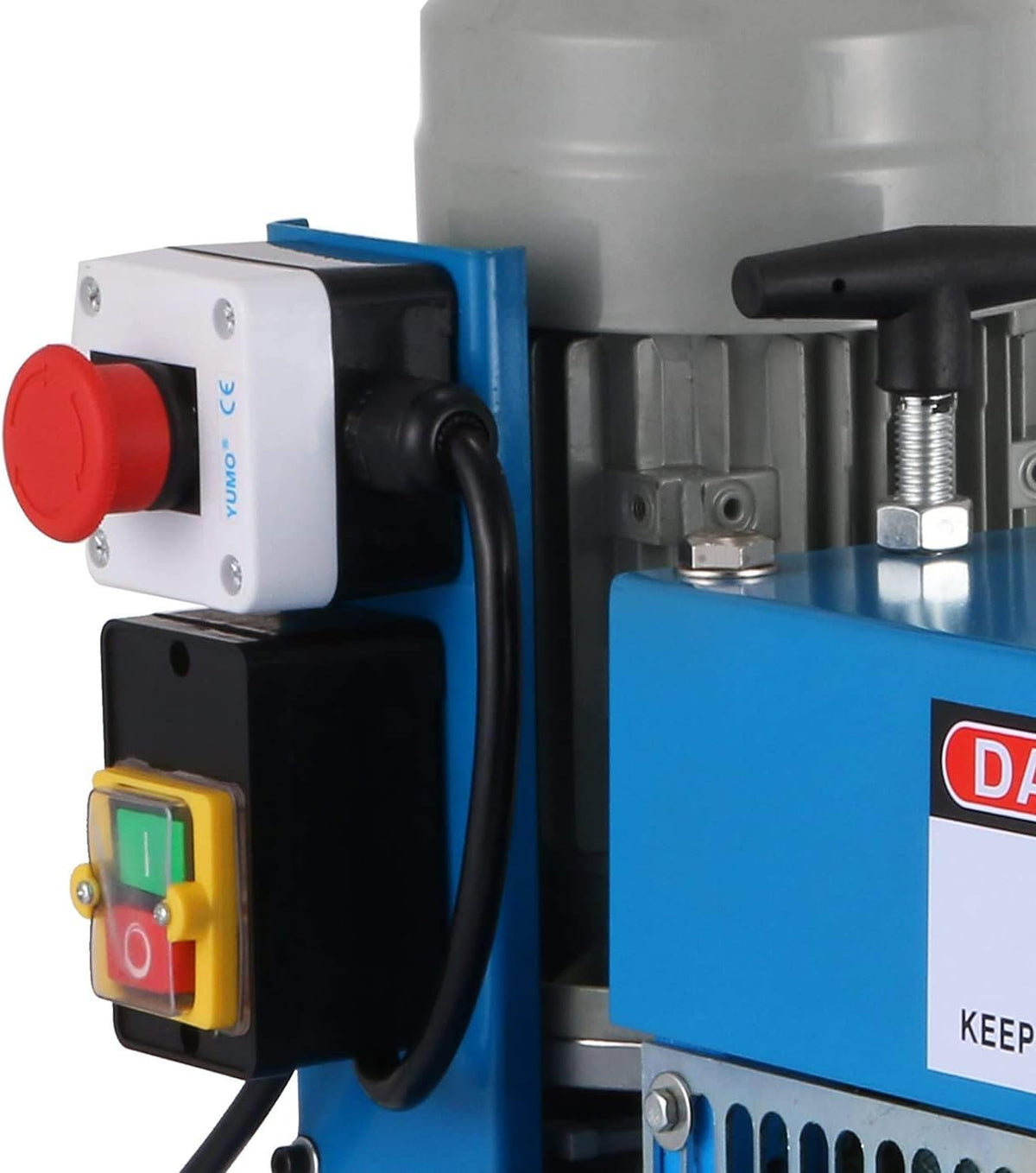 VEVOR cable stripping machine 1.5-38mm, stripping machine electric 370W, cable strip machine, wire stripping machine 370W, Wire Peeling Cutting Machine, Cable Stripping Tool, metal strip cable type with 10 electric cable cutters with blades 15m/min. 220V