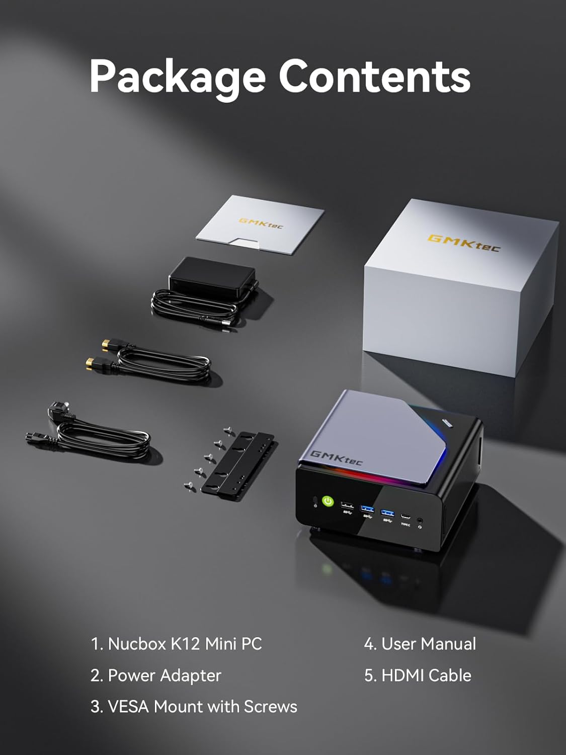 Mini Gaming PC AMD Ryzen 7 H 255 (Upgrade 8745HS, 4.9 GHz), Mini PC barebone Support DDR5, PCIE 4.0 x4, Mini Computer with USB4.0 | 2.5G LAN | Quad 4K Display | Oculink – for gaming