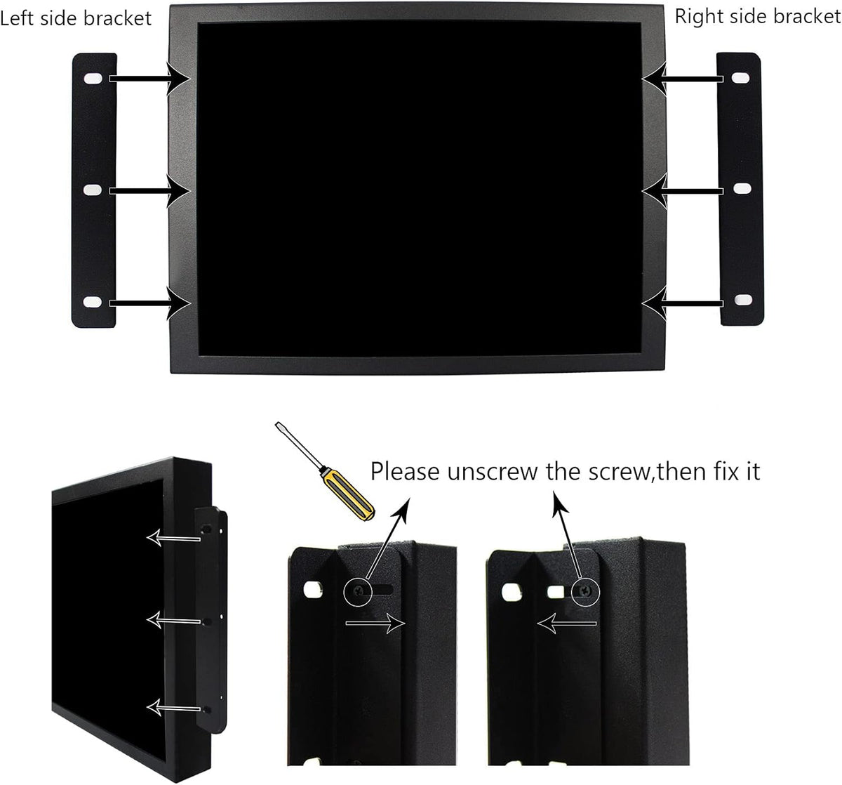 Touchscreen Monitor – Touchscreen Scherm – Interactief Display – Capacitive Touchscreen – Portable Monitor – 13,3 Inch FHD – Metaal Behuizing Met Speakers