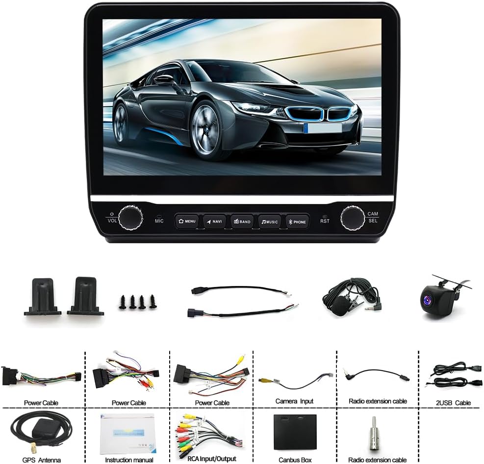 4+64G Wireless Carplay Android 13 autoradio 2 Din voor Fiat Ducato 06-23 10 inch autoradio met Android Auto Navi GPS WIFI Mirror Link Bluetooth/WiFi/GPS/FM RDS Radio/SWC achteruitrijcamera