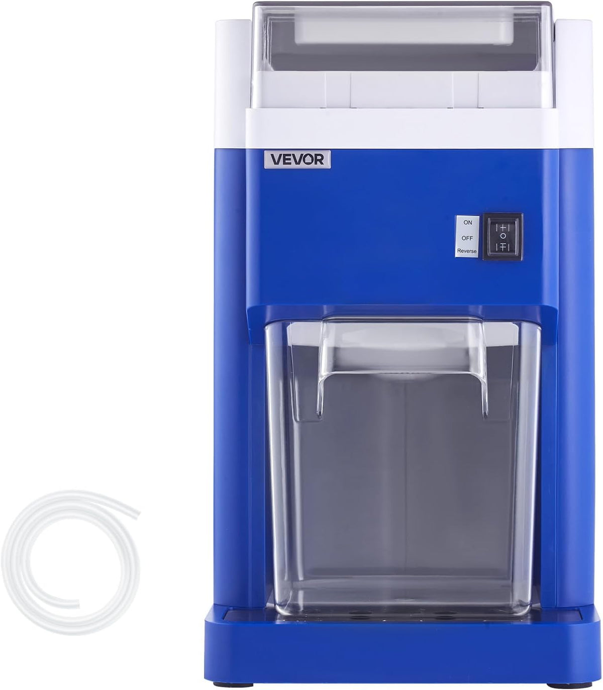 VEVOR Commerciële ijsscheermachine, sneeuwegelmachine, 1,8 l, fijn en luchtig met 300 W motor en roestvrijstalen messen, commerciële ijscrusher voor dessertwinkels, familiebijeenkomsten, restaurant