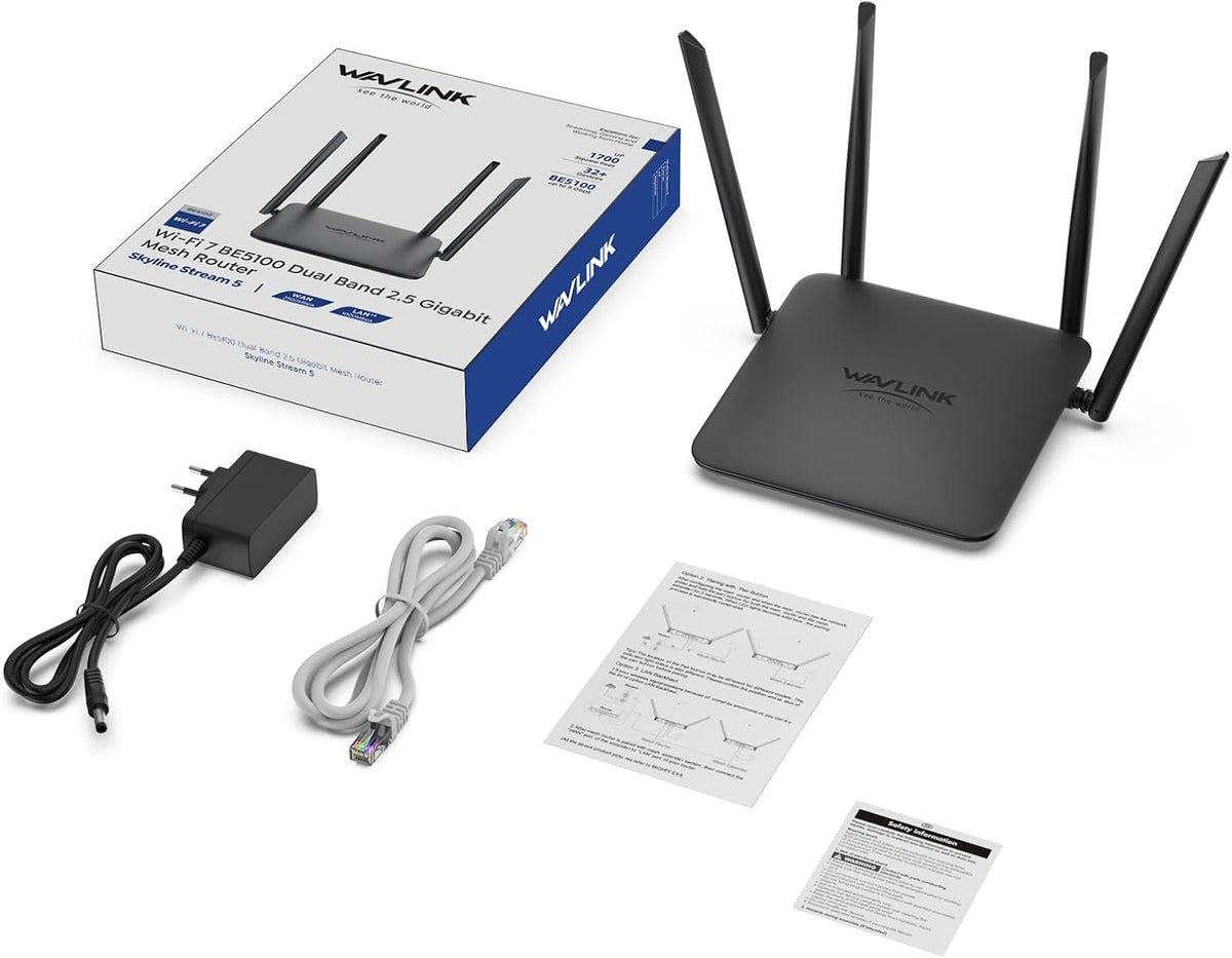WAVLINK WiFi 7 WLAN-router BE5100
