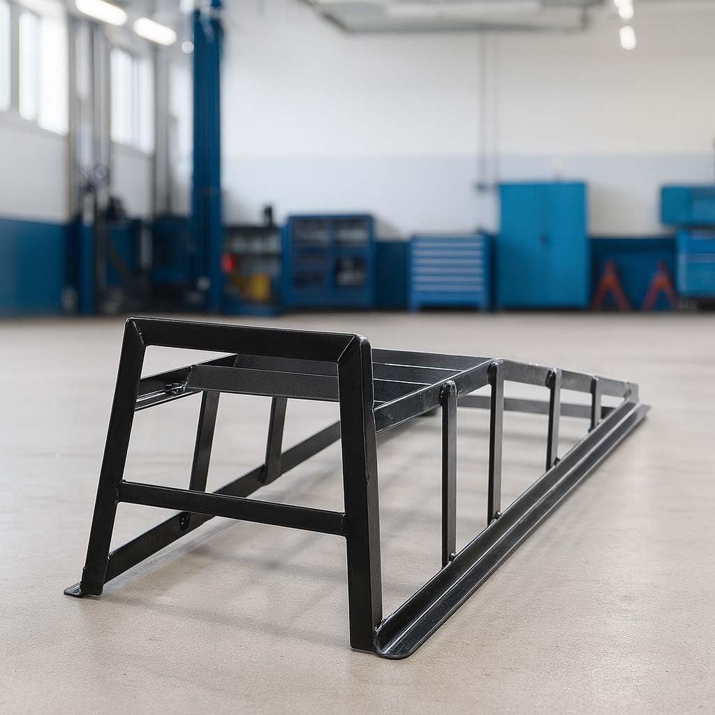 Wiltec 2 oprijbokken voor auto's max. 2 ton per paar stalen oprijplaten bokken garage staal