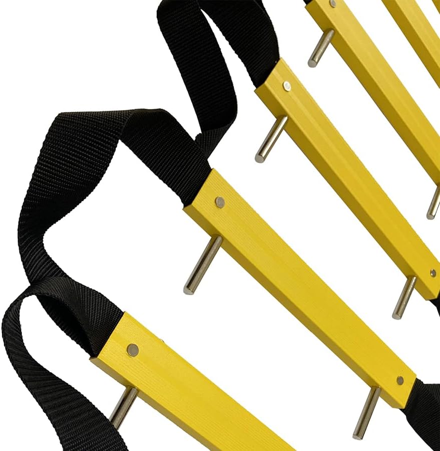 Permanente brandontsnapladder voor een 2-verdiepingen huis 4m | Ladders voor ontsnapping, raam of zolder | Hangladder voor brandnoodgevallen, veiligheid thuis | Externe ladder voor evacuatie