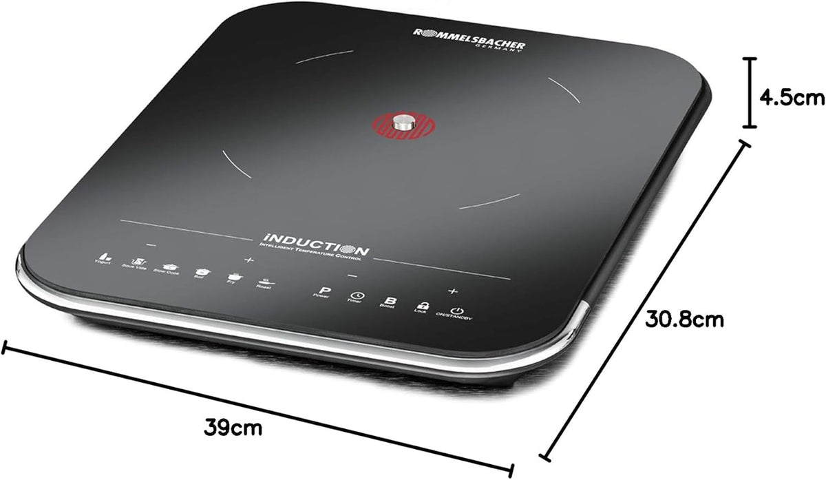 Inductiekookplaat – Enkele Kookplaat – Kookplaat – Inductiekookplaat Compact – Keramische Kookplaat – Super Plat Design – Temperatuurnauwkeurige Sensor