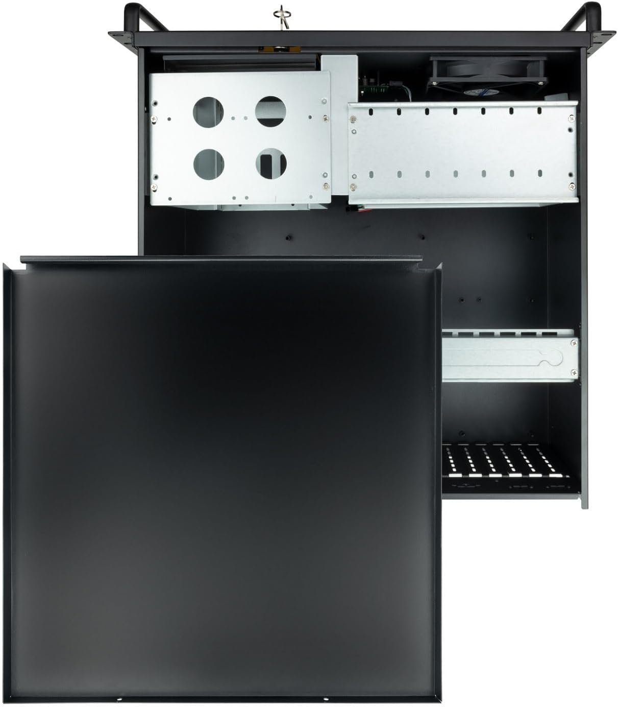 4U Rackbehuizing Zwart – Serverbehuizing – Rackkast – 19 Inch Behuizing – ATX Behuizing – USB 3.0 Aansluiting – Zonder Voeding