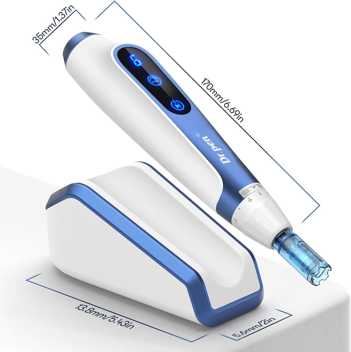 Dr. pen Ultima A11 Microneedling Pen – Effectief tegen rimpels | Intelligente sensorbasis, comfortabel draadloos ontwerp, ideaal voor schoonheidssalons & thuisgebruik | Perfect Thanksgiving