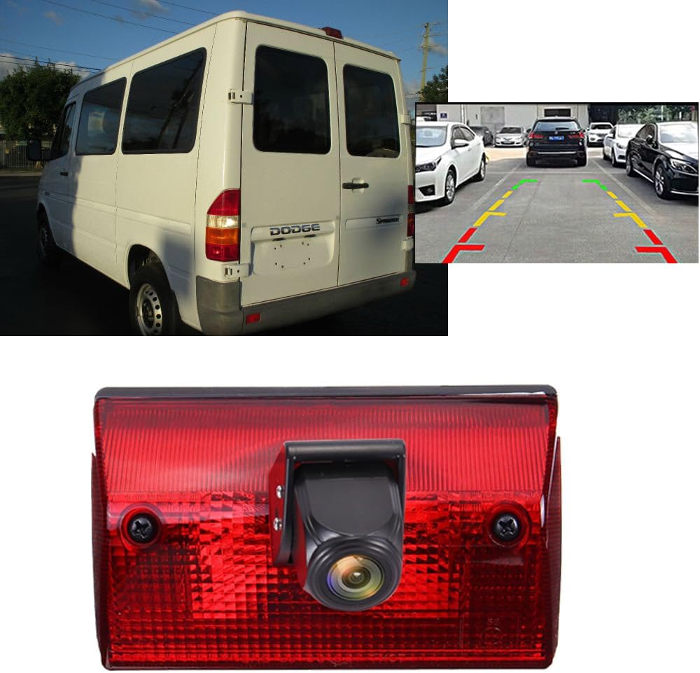 HD Remlicht Achteruitrijcamera Achteruitrijcamera met Verstelbare Hoek Compatibel met Mercedes Freightliner Sprinter 2500 3500/W901 W902 W903 W904/B901 B902 B903 B904 B905/Dodge Cargo Van/V W LT Mk 2