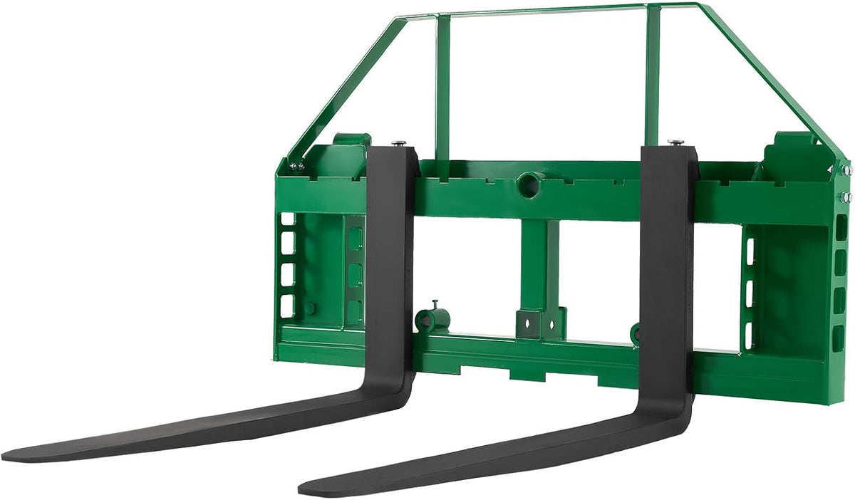 VEVOR Quick attachment, 1810 kg load capacity, pallet fork frame with 915 mm long forks, forklift knives, 5 cm hitch and spearhead sleeves, suitable for JD tractors