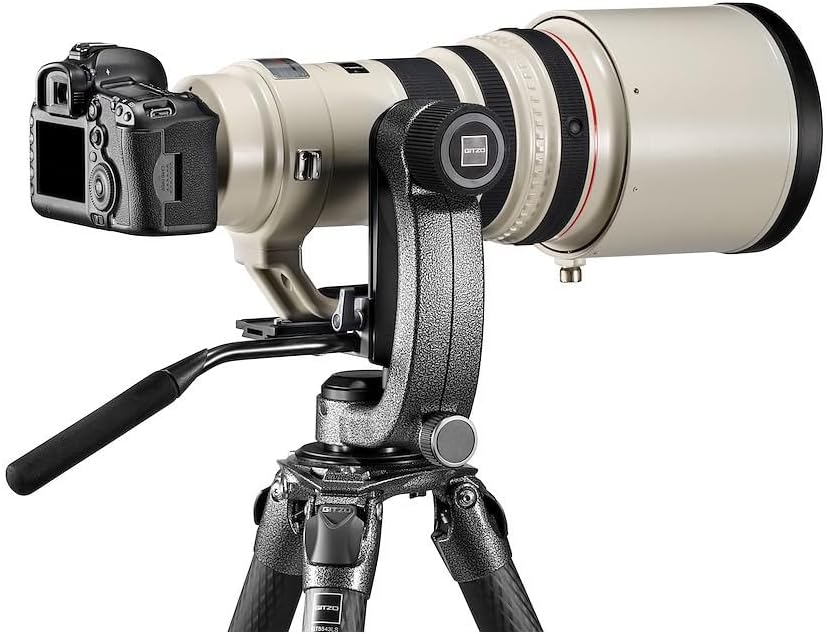 Gitzo vloeistofsteunkop, steunkop met vloeistofpatroon, met Whip-Pan voor bewegingscontrole, compatibel met Systematische en Mountaineer-statiefjes, voor fotografen en videografen